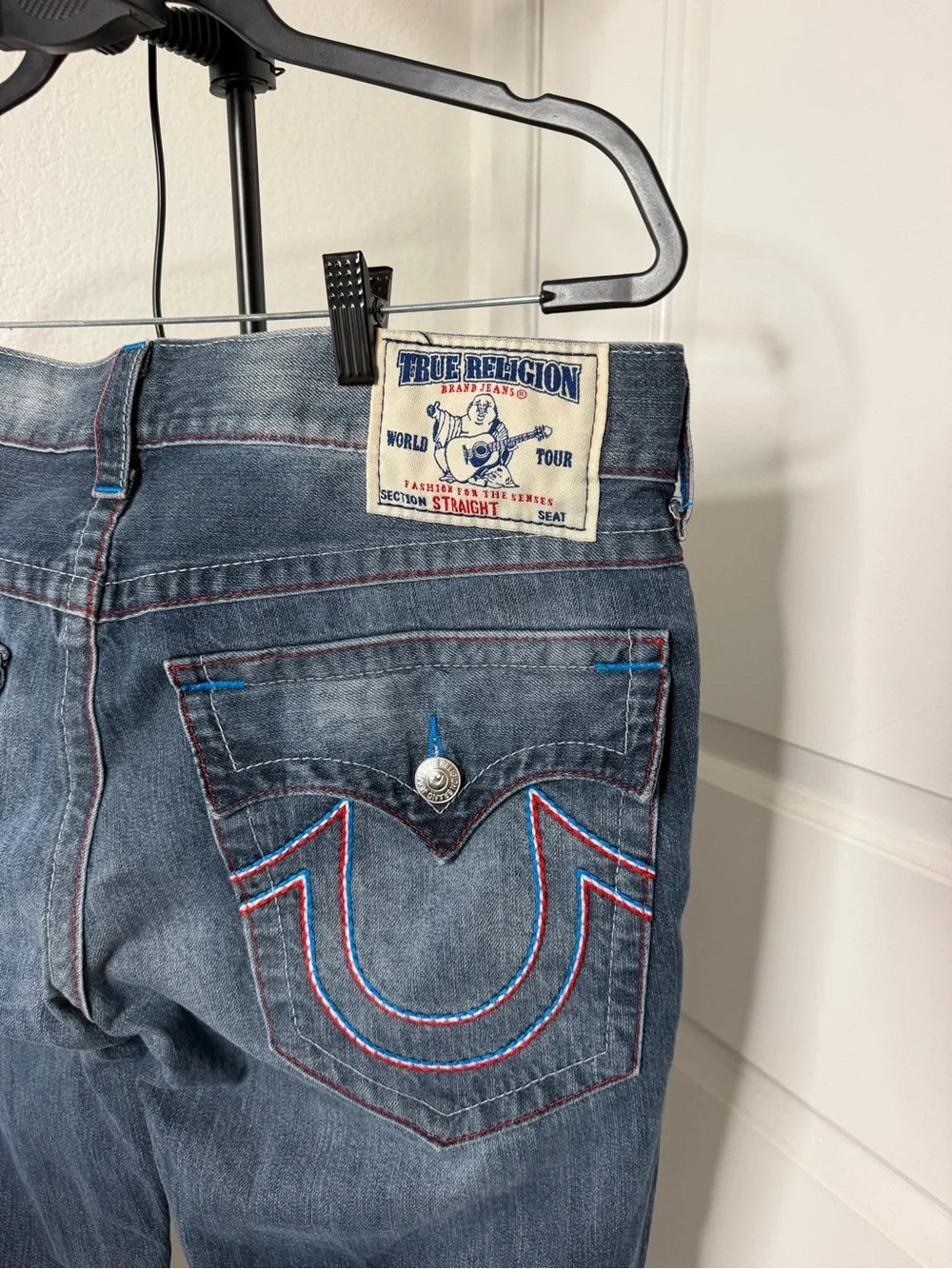True Religion Men’s World Tour Straight Jeans Size 36